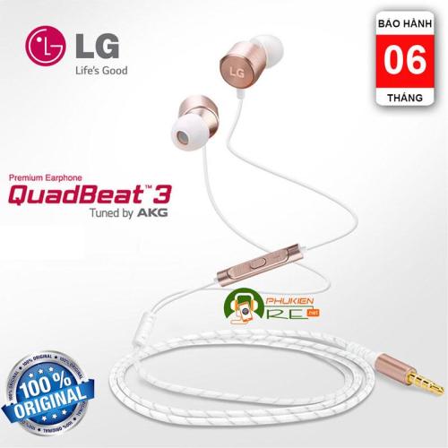 [CHÍNH HÃNG + QUÀ 30K] Tai Nghe LG V10 QuadBeat 3 Tuned By AKG || Jack cắm 3.5mm tiện dụng || TẶNG BAO DA 30K