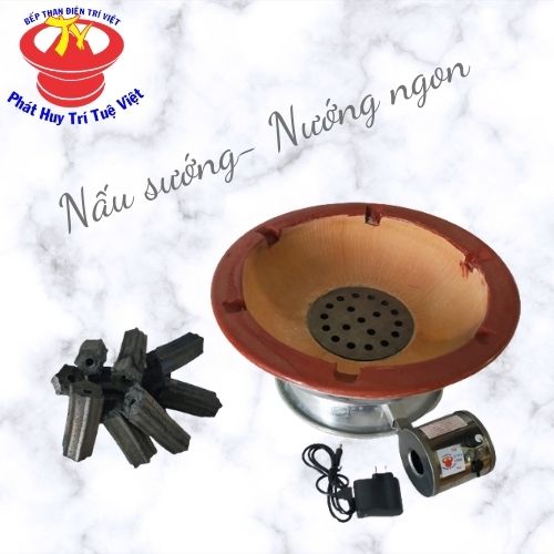 Lò nướng than size 38cm kèm 1kg than sạch BBQ