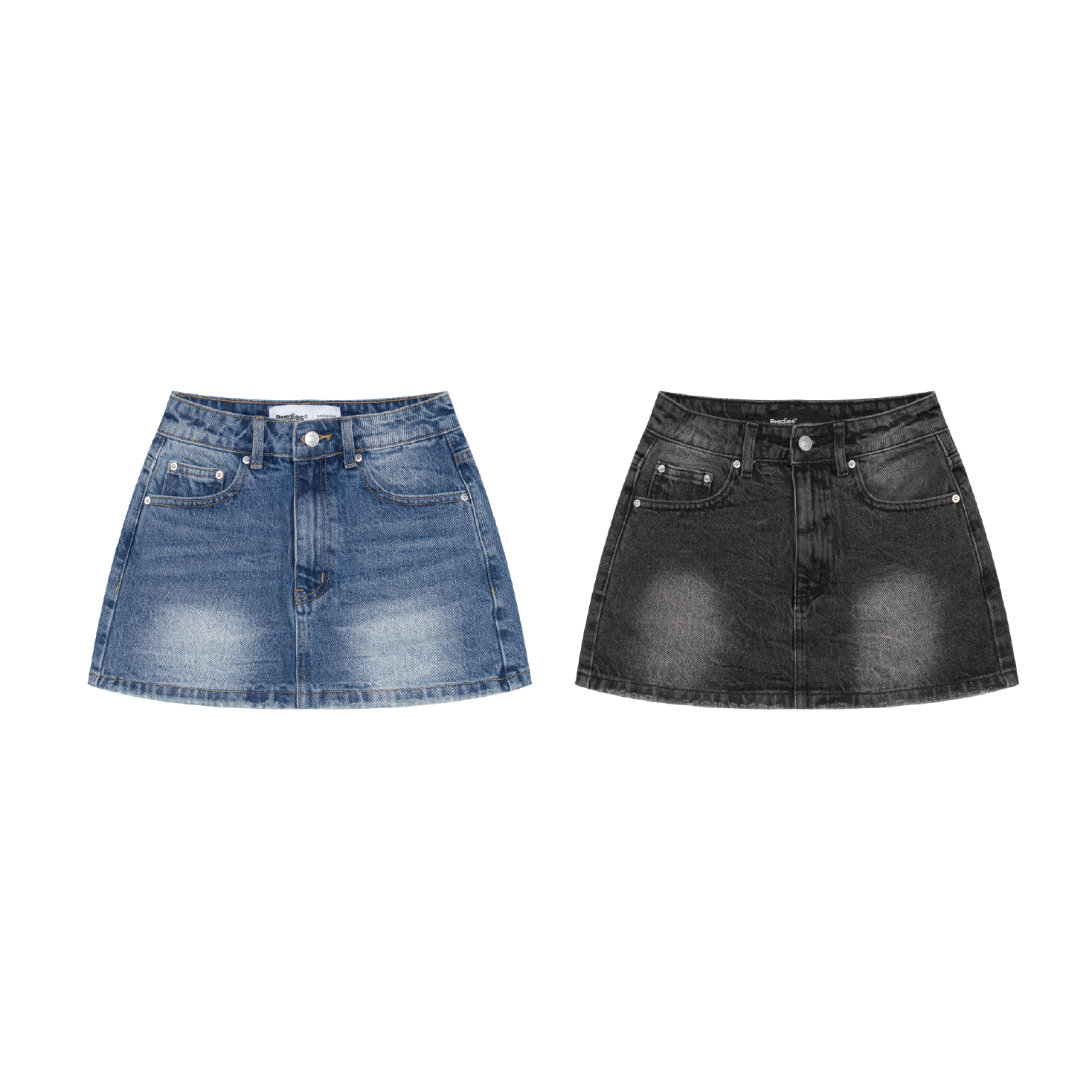 Chân váy jeans nữ pradies grinding