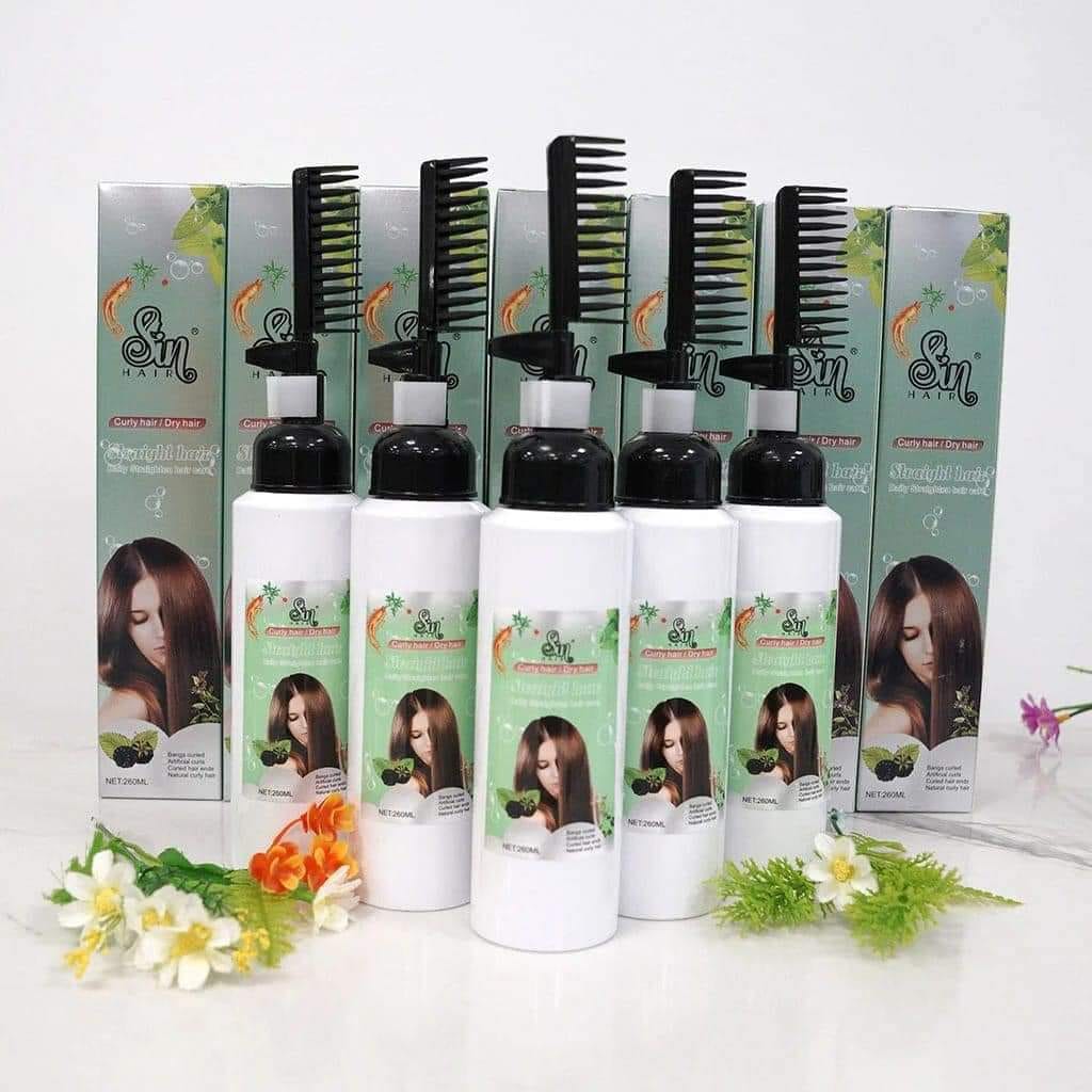 Dầu Gội Sin Hair làm Thẳng Tóc Tại Nhà