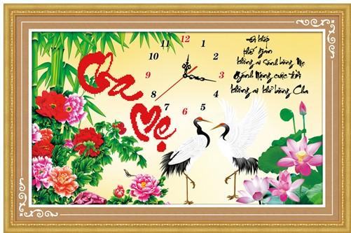 Tranh thêu đồng hồ cha mẹ_223012_60*39cm