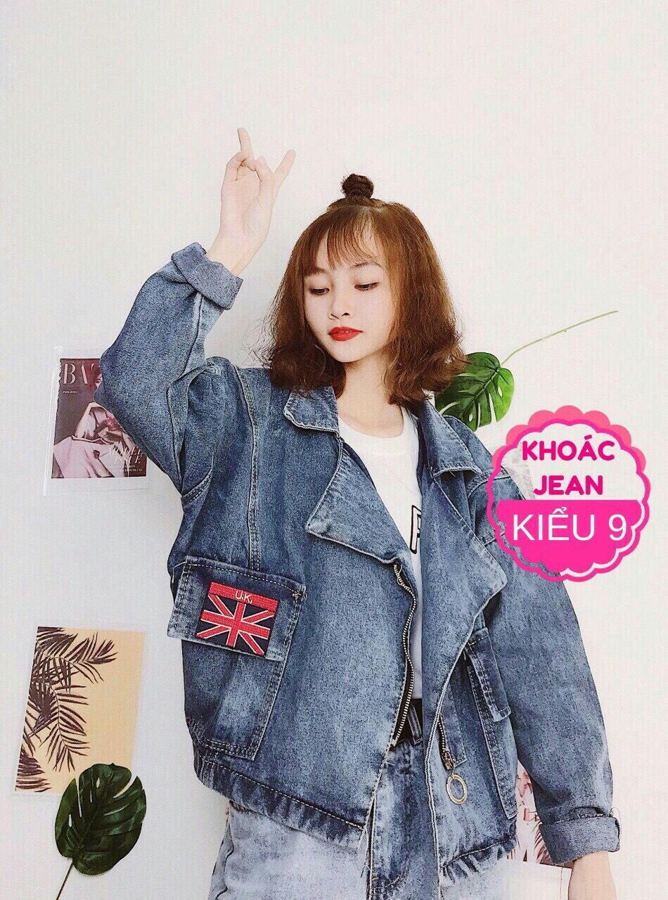 ÁO KHOÁC JEAN NỮ CHẤT BÒ CAO CẤP THỜI TRANG LULY FASHION LL332