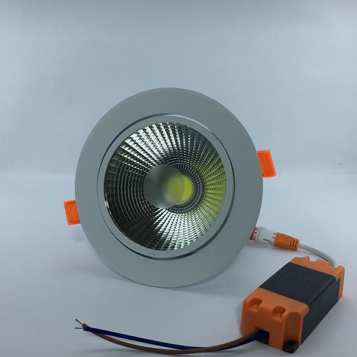 Đèn Led âm trần spotlight 7W lỗ khoét 90mm, ánh sáng chiếu điểm, tiết kiệm điện năng, khởi động nhanh