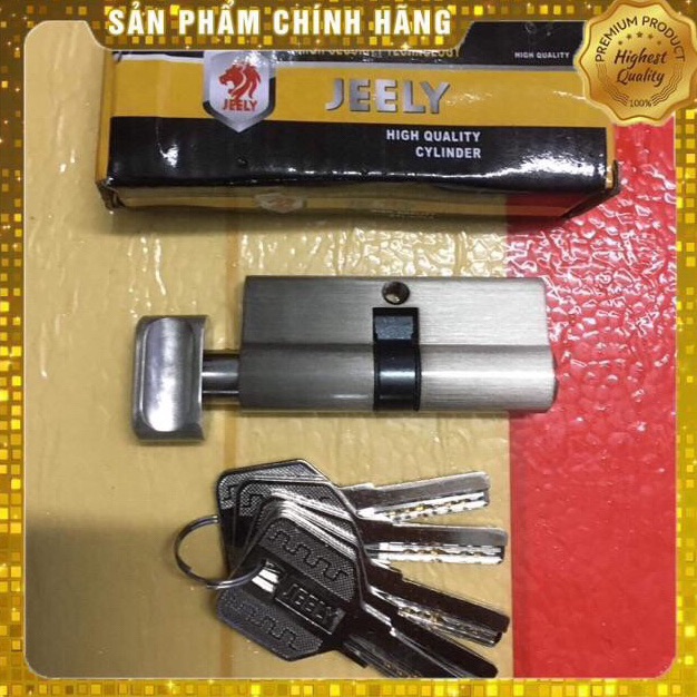 Ruột ( tim ) khoá tay gạt , kính cường lực JEELY 7cm loại 01 đầu chìa