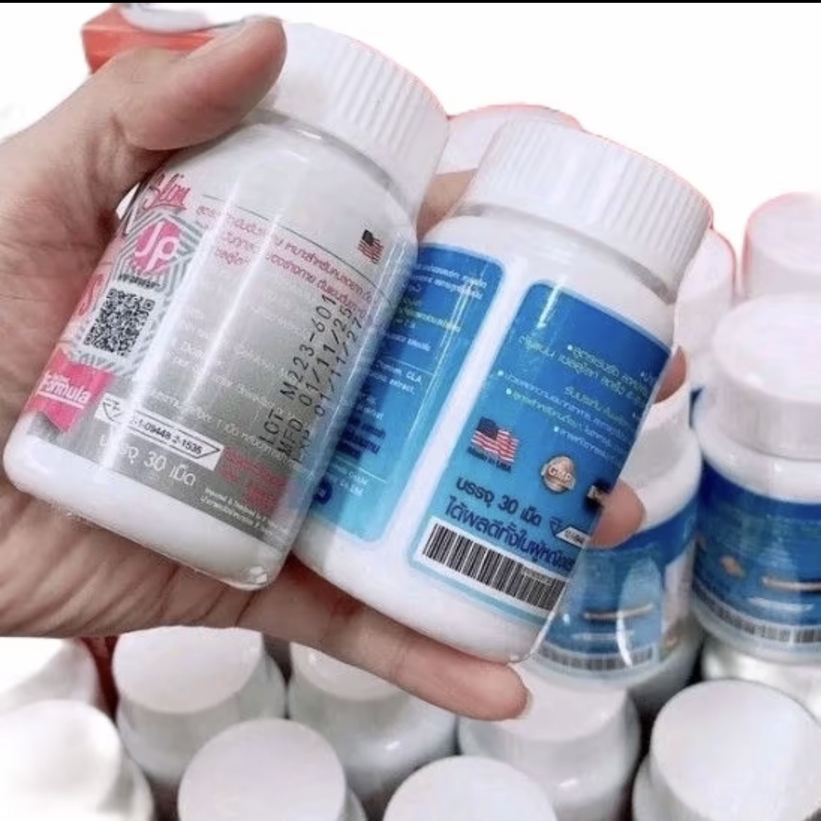 Combo collagen x7, vitamin c, Tay - Dùi 30v Thailand