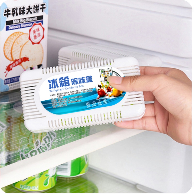 Hộp Khử Mùi Tủ Lạnh Than Tre Hoạt Tính Kháng Khuẩn, Chống Oxy Hóa Tiện Lợi
