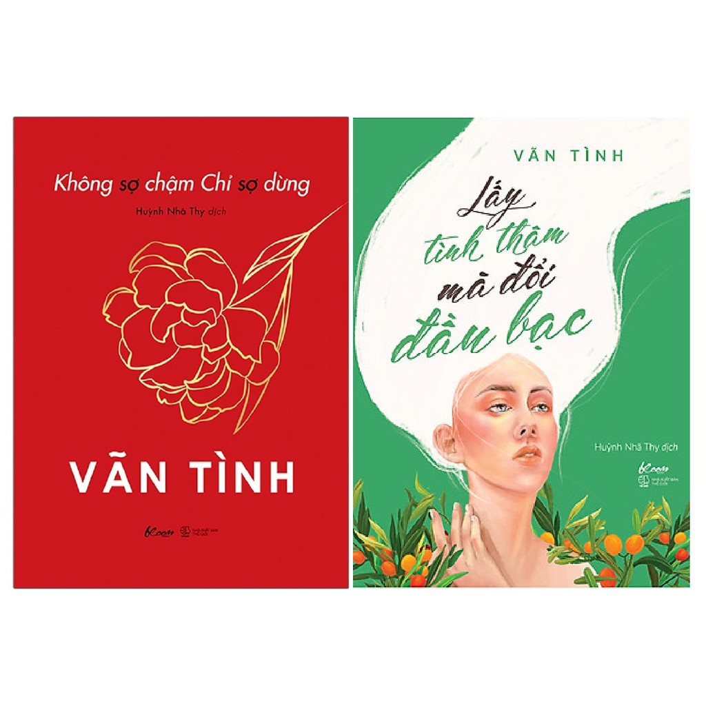 nguyetlinhbook Combo Sách - Tác Giả Vãn Tình: Lấy Tình Thâm Mà Đổi Đầu Bạc + Không Sợ Chậm Chỉ Sợ Dừng (Bản Tặng Móc Khóa).
