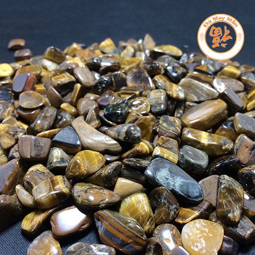 [HCM]Đá Vụn Phong Thủy Mắt Hổ Vàng