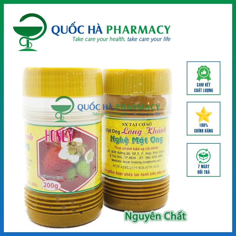 Mật Ong Nghệ Sệt Long Khánh hỗ trợ dạ dày - Quốc Hà Pharmacy