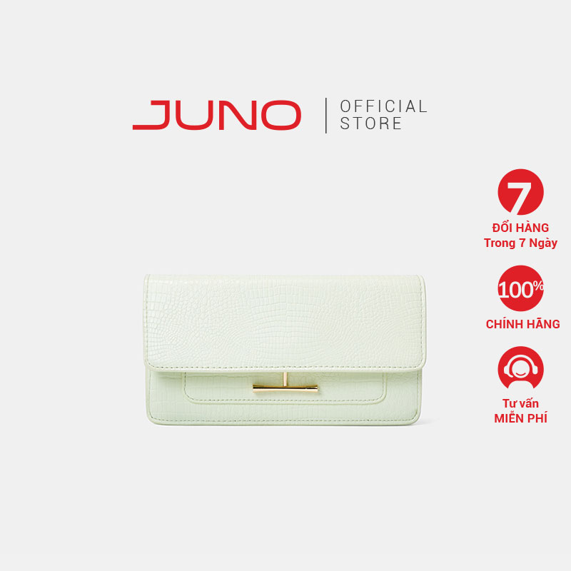 Túi xách nữ thời trang juno cỡ nhỏ trang trí khóa kim loại txn686