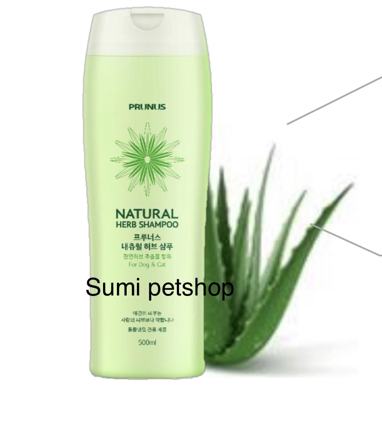 [HCM]Dầu gội PRUNUS Natural Herb Shampoo thảo dược thiên nhiên cho chó mèo.