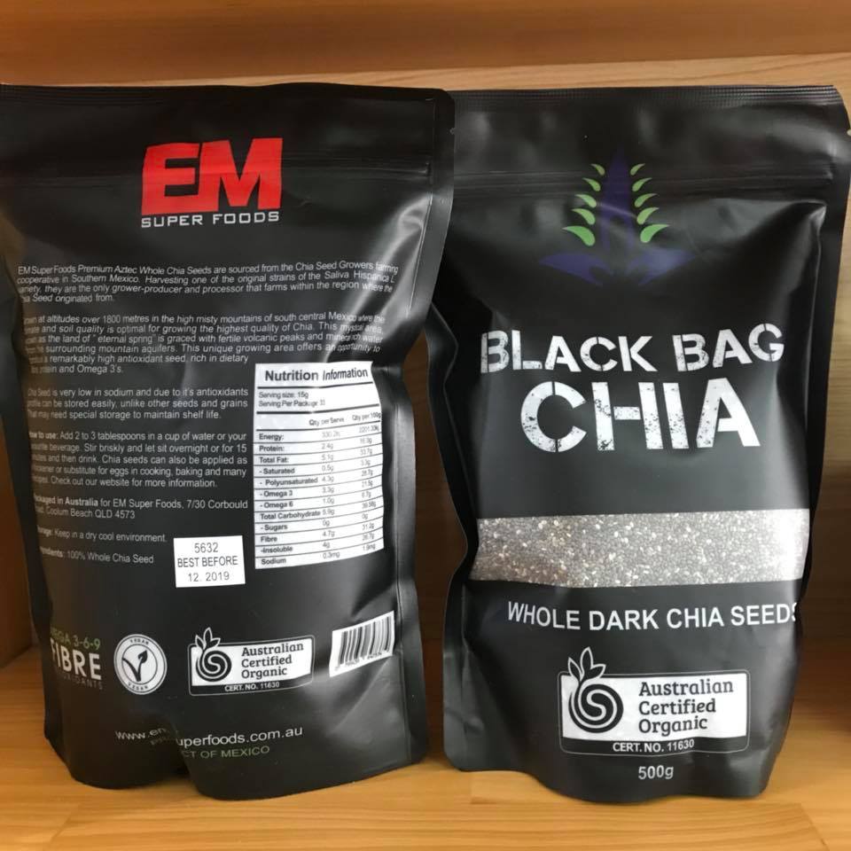 Hạt chia đen Mỹ 500gr