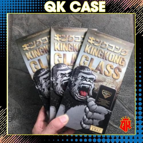 Cường Lực Iphone KingKong Full Màn (Nobox - Tặng Giấy Lau), QKCASE