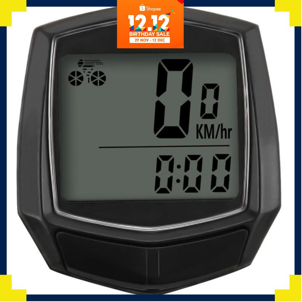 [HCM]Đồng Hồ Đo Tốc Độ Cho Xe Đạp Màn Hình Lcd Chống Thấm Nước