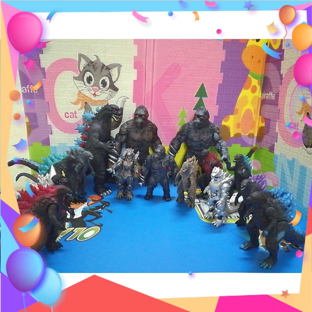 Combo 2 mô hình Godzilla & King Kong
