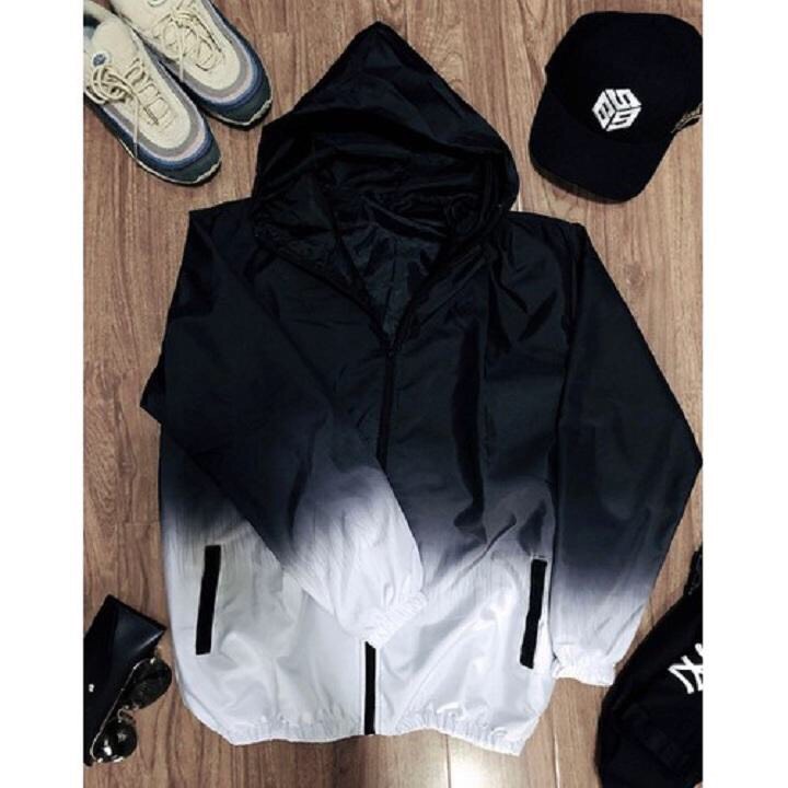 [HCM]Áo Khoác Dù 3D Loang Trắng Đen Siêu HotForm Chuẩn Dưới 75kg Bao Đẹp-HIEEN FASHION
