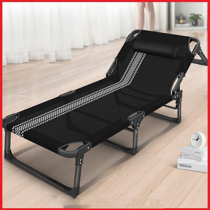 Giường xếp văn phòng, khung thép cao cấp, ngả lưng, duỗi chân cao cấp, kích thước 70x190x30cm, ghế nằm thư giãn, đọc sách, xem phim