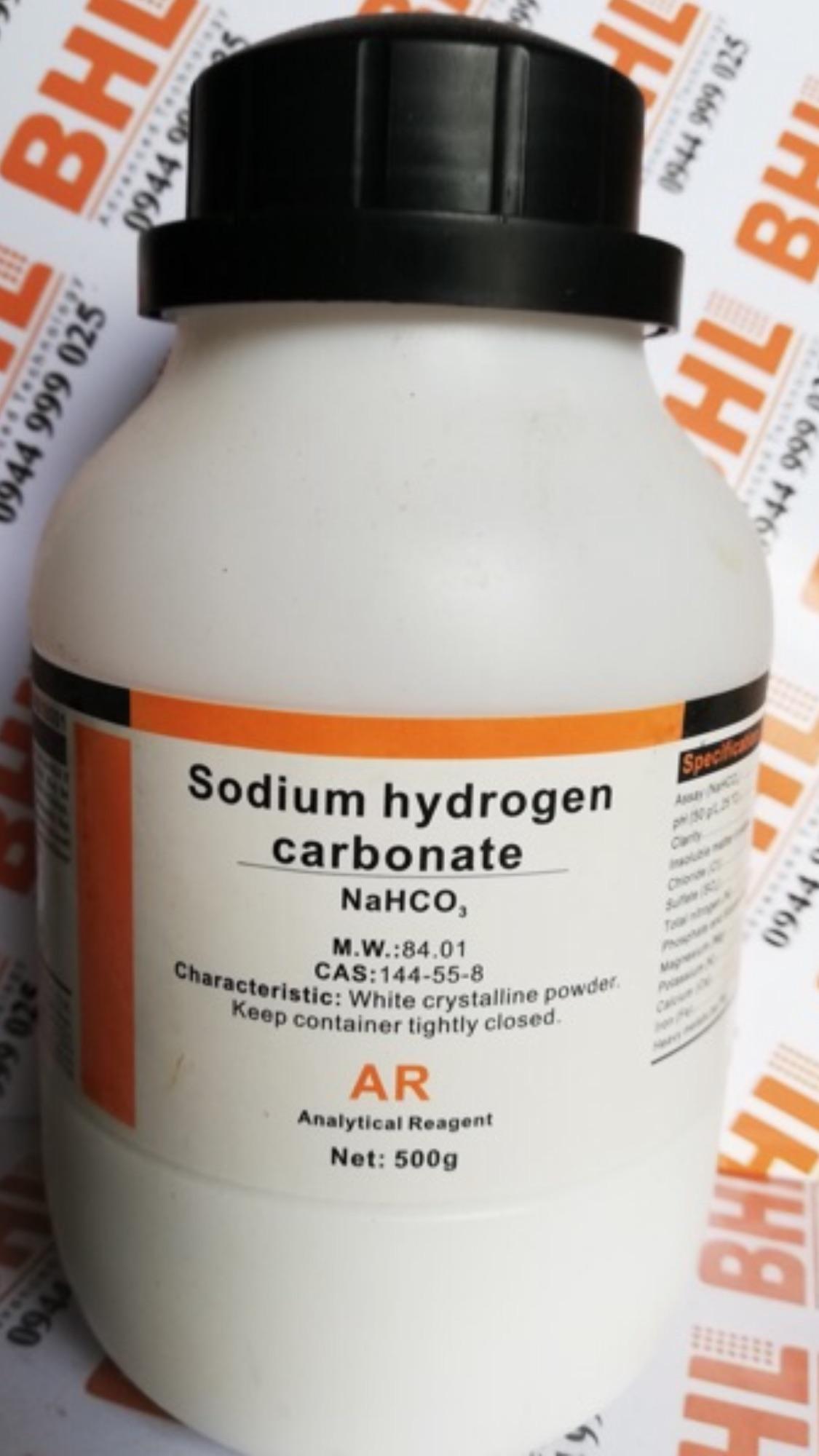 Sodium hydrogen carbonate NaHCO3 lọ 500g natri cacbonat Xilong