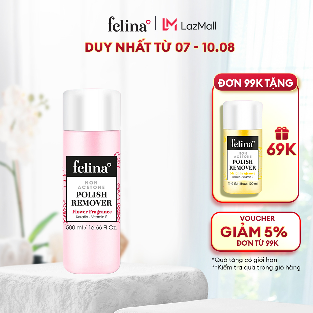 Nước rửa móng tay Felina 500ml - Hương Nước Hoa