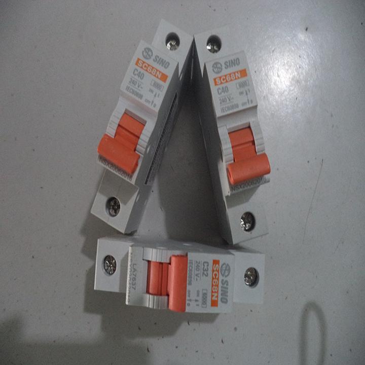 Aptomat, aptomat sino 1 pha, aptomat 1 pha 1 cực từ 20 A - 63 A