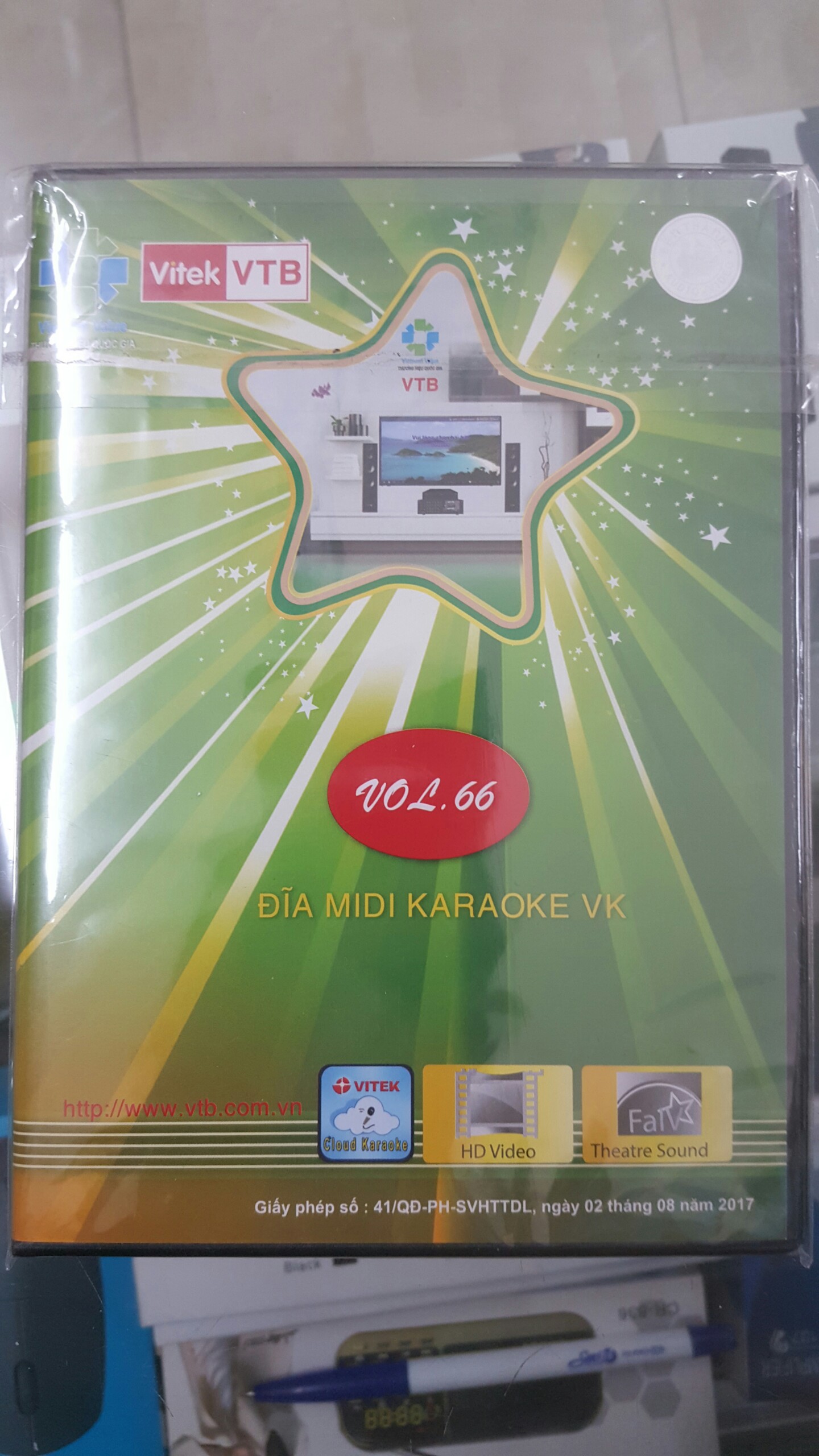 Đĩa karaoke vitek vtb vol66