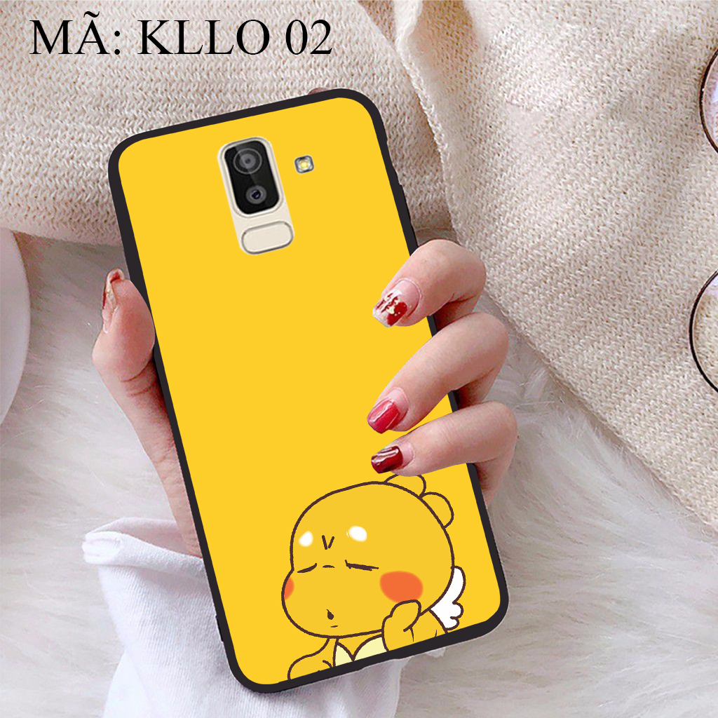 Ốp lưng iCase dành cho Samsung Galaxy J8 viền dẻo TPU BST Khủng Long Lai Ong