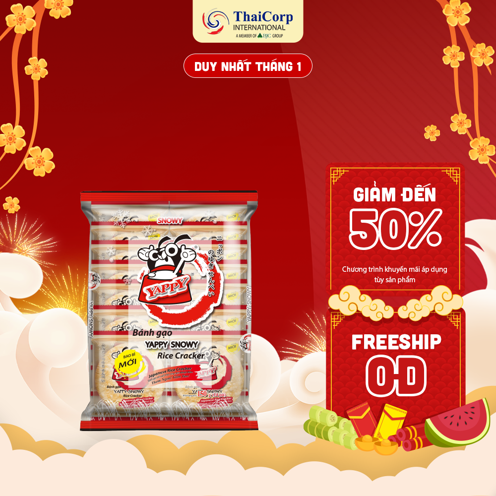 Bánh Gạo YAPPY SNOWY 150g