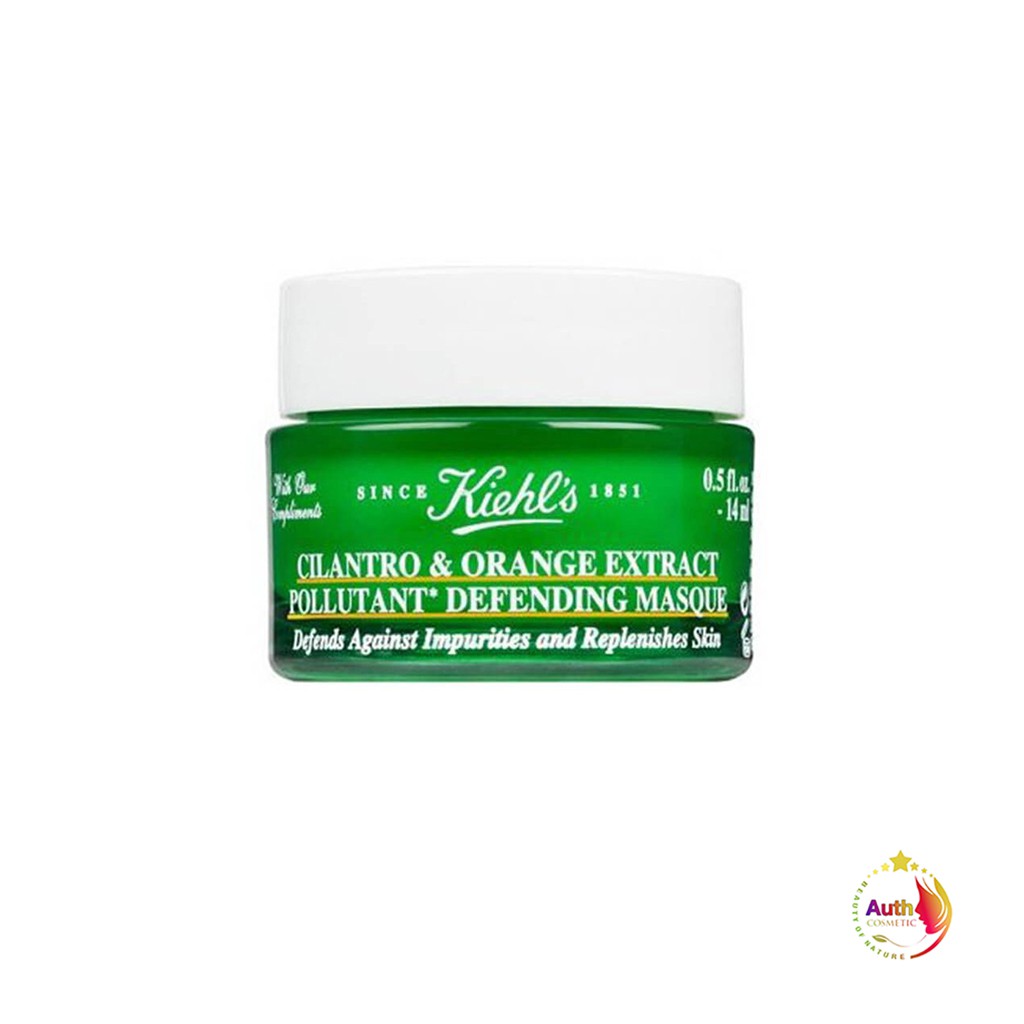 Mặt Nạ Ngủ Thải Độc Kiehl’s Cilantro & Orange Extract Pollutant Defending Masque 14ml