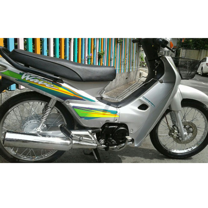 [ 3 món ] Bộ ốp đầu trước - chụp ốp đầu xe Wave 110 - đầu đèn 2 bóng màu BẠC ( gáy ,đèn pha ) xe Wave ZX , Wave Thái , alpha, siêu đồ phụ tùng xe máy, phụ tùng xe máy giá rẻ