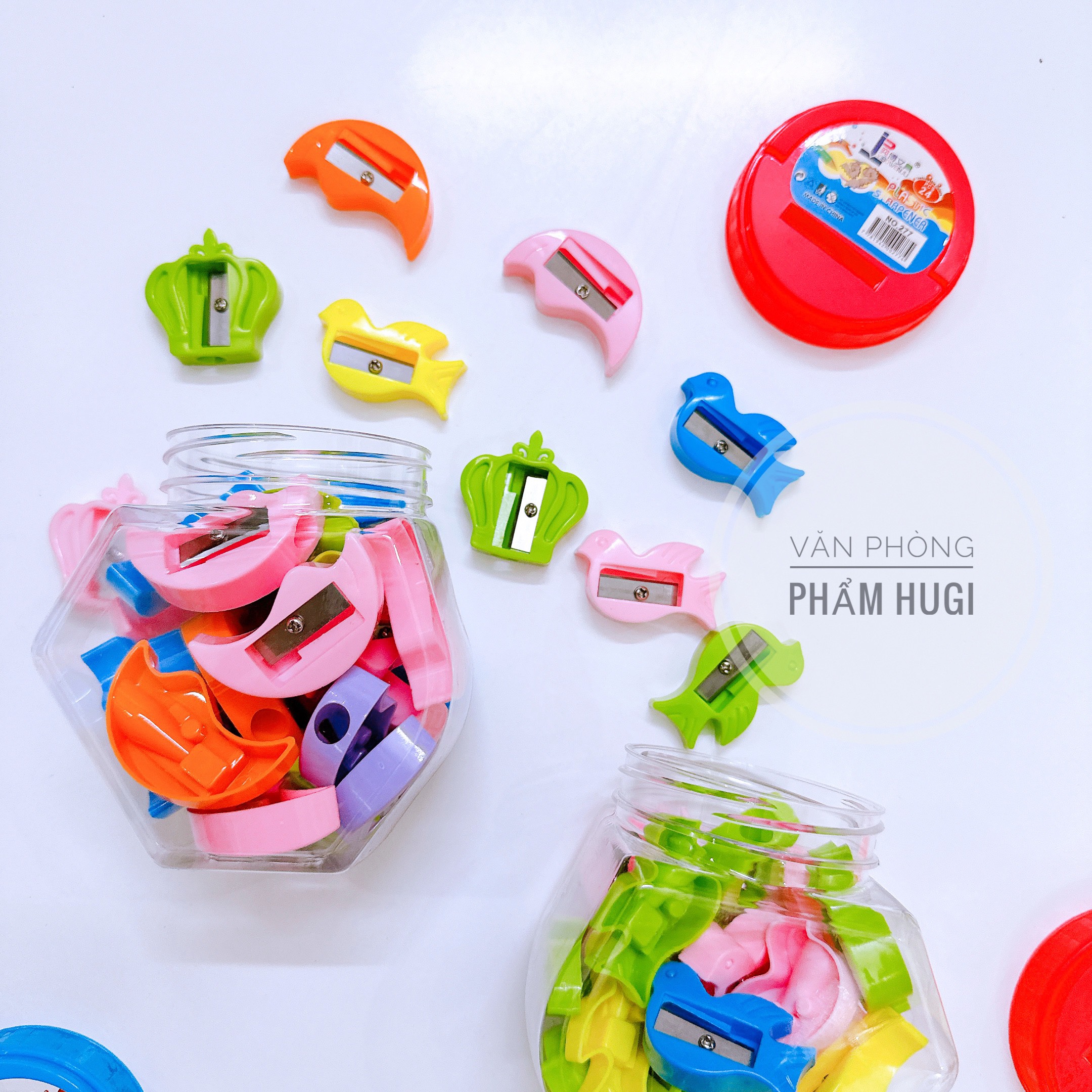 (Giá sỉ) Hộp 24 cái gọt bút chì G-105 nhiều mẫu nhiều kiểu dáng dễ thương