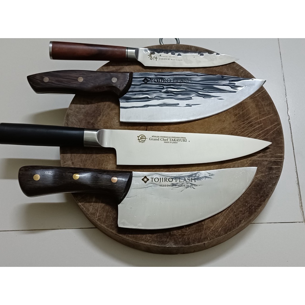 Bộ dao thái, gọt hoa quả, mổ, lọc thịt, xương sắc lẹm. dao nhật bãi