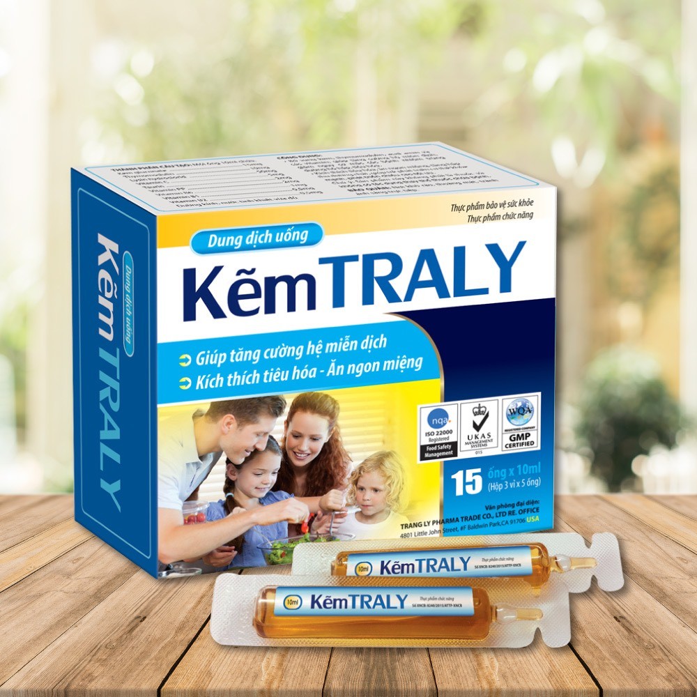 Kẽm traly tăng cường hệ miễn dịch kích thích ăn ngon - TRALY