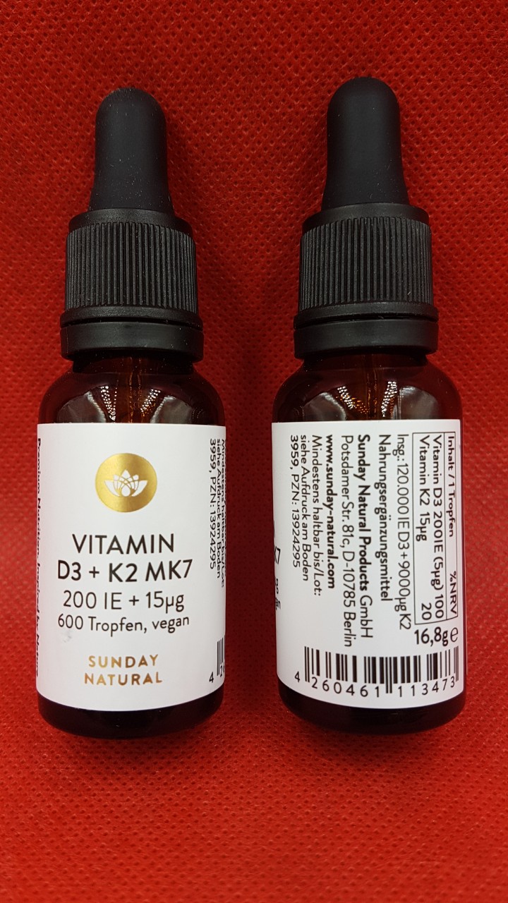 Đồ uống d3 k2 mk7 20ml của đức