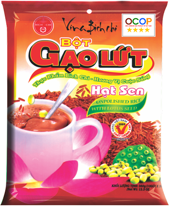 BỘT GẠO LỨT HẠT SEN KHÔNG ĐƯỜNG BÍCH CHI 300G