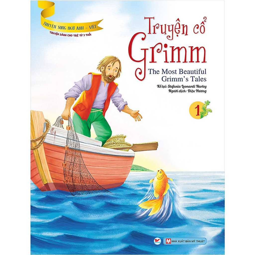 Tân việt - sách - truyện cổ grimm 1 - truyện song ngữ anh - việt