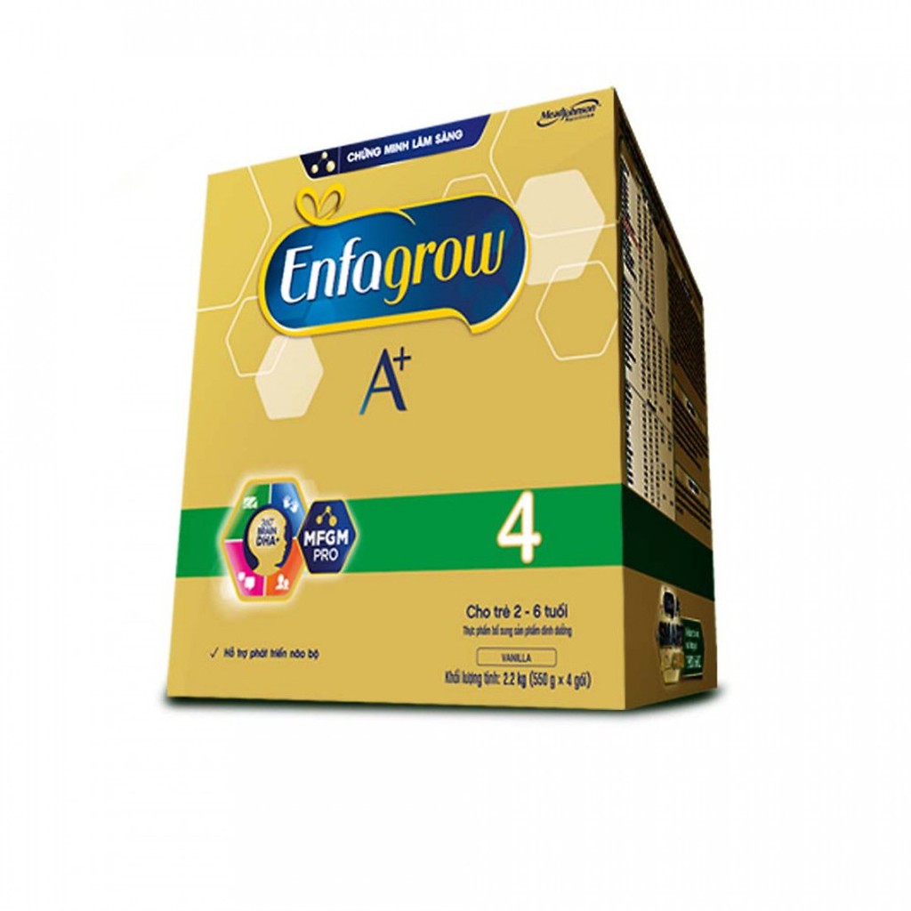 Sữa bột enfagrow 4 hộp giấy 2,2kg