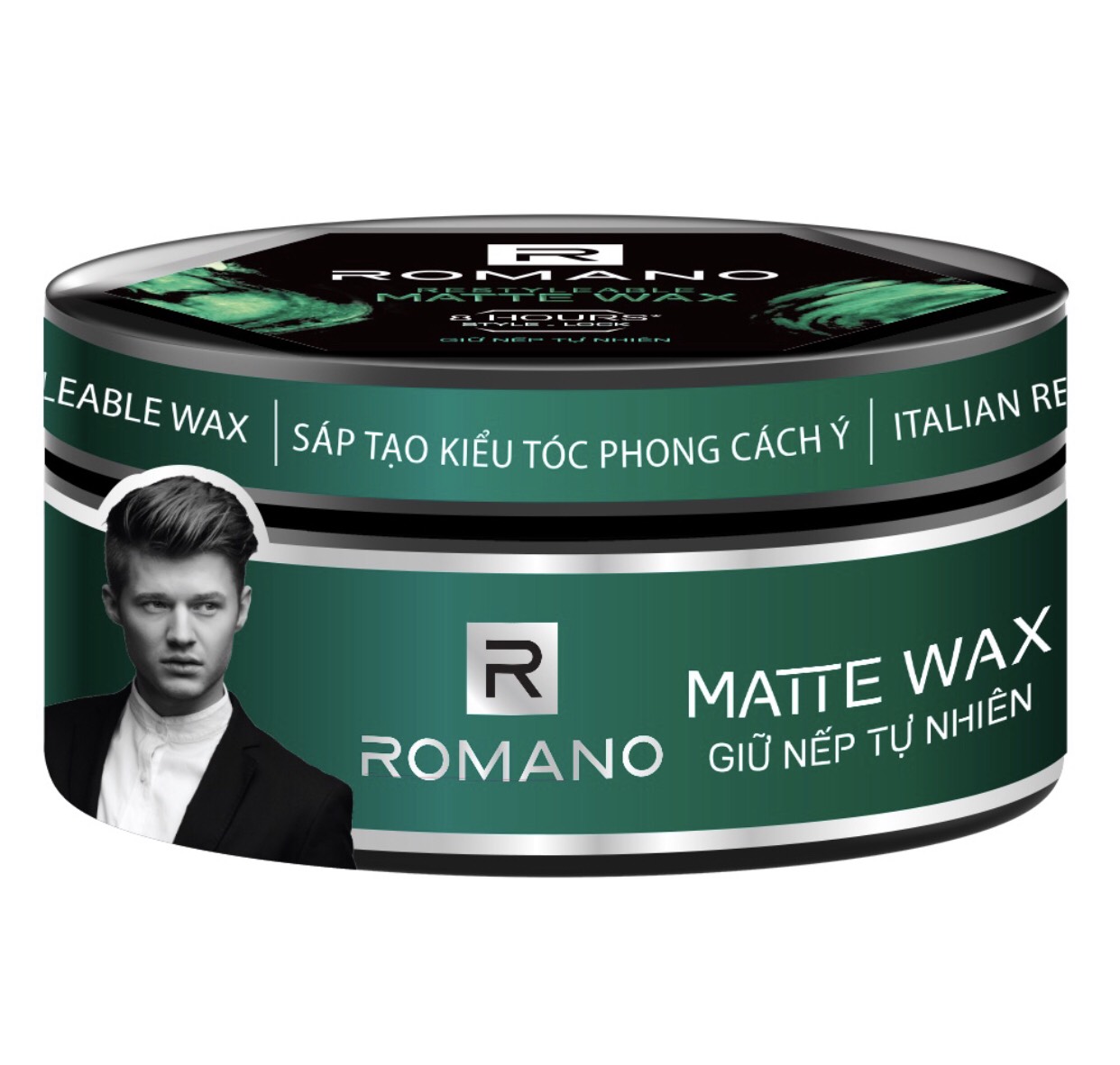 Sáp Tạo kiểu Tóc Giữ Nếp Tự Nhiên Romano-68gr (mẫu mới)