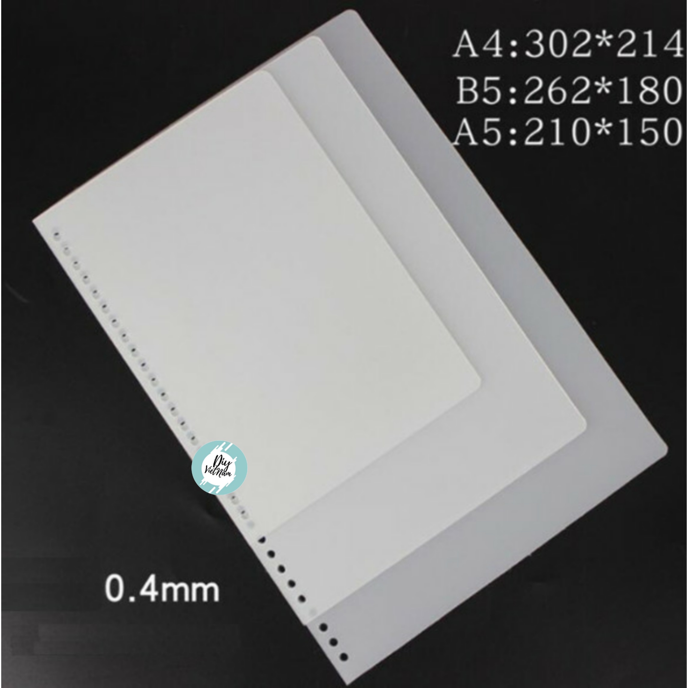 [HCM]BÌA PHÂN SỔ CÒNG A5(20)/B5(26)/A4(30)