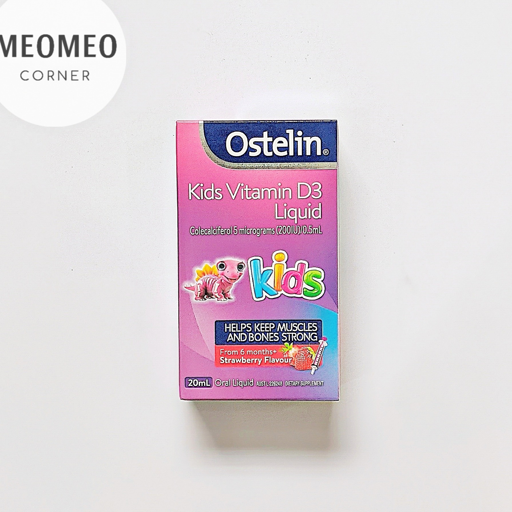 Ostelin Vitamin D3 Liquid 20ml Úc cho bé