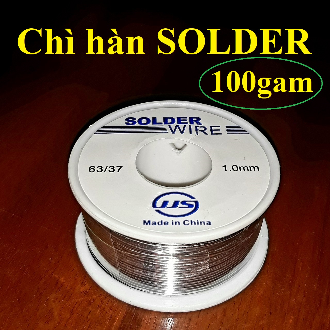 Chì hàn solder 1mm - 100g thiếc hàn 1 mm