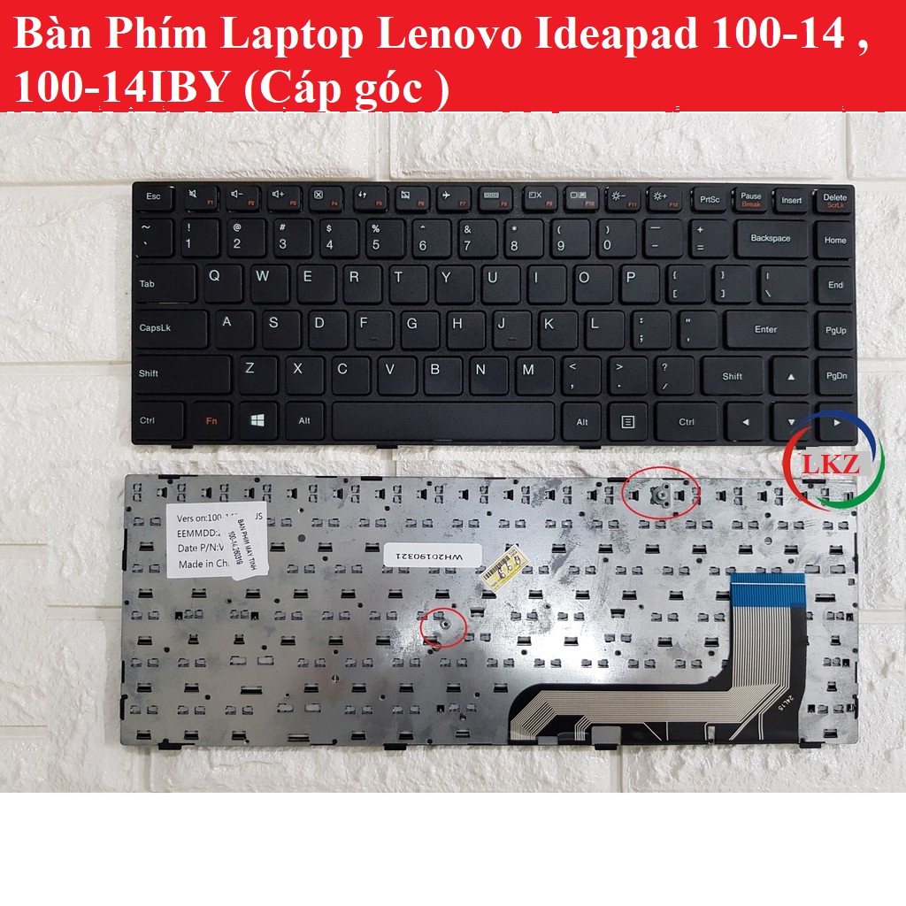 💥 bàn phím laptop lenovo ideapad 100-14 , 100-14iby nhập khẩu