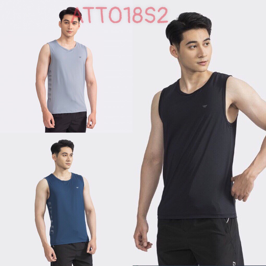 Áo sát nách tanktop nam Aristino ATT018S2 chất thể thao mềm mát rượi, co giãn vận động thoải mái, trẻ trung