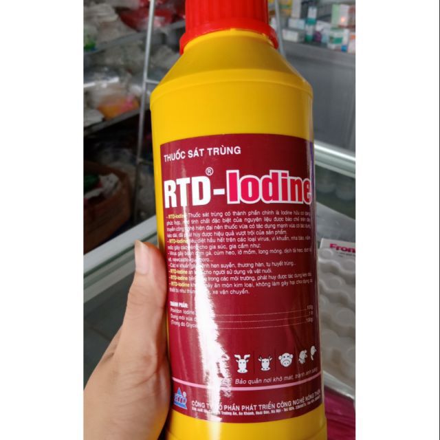 Sát trùng chuồng trại RTD Iodine 1lít