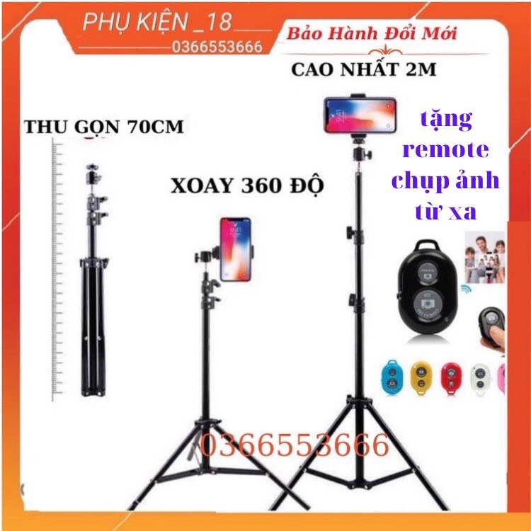 Gậy livestream gậy chụp ảnh 3 chân tripod 3 chân quay tiktok quay video chụp ảnh loại XỊN loại TỐT