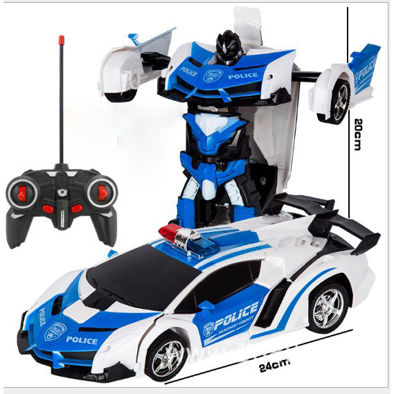 Đồ chơi, xe Oto điều khiển từ xa biến hình ROBOT dành cho trẻ em