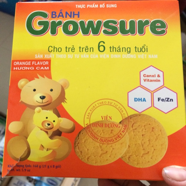 Bánh growsure cho bé