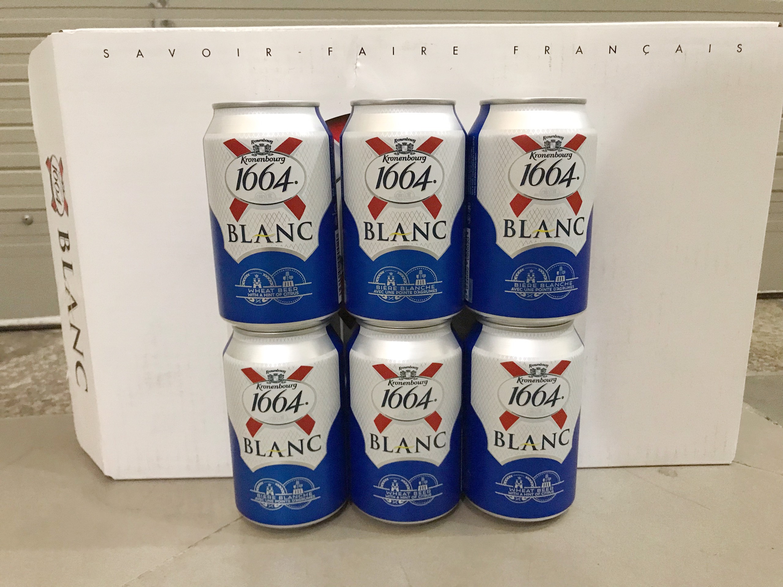 Bia 1664 blanc - 6 lon 330ml