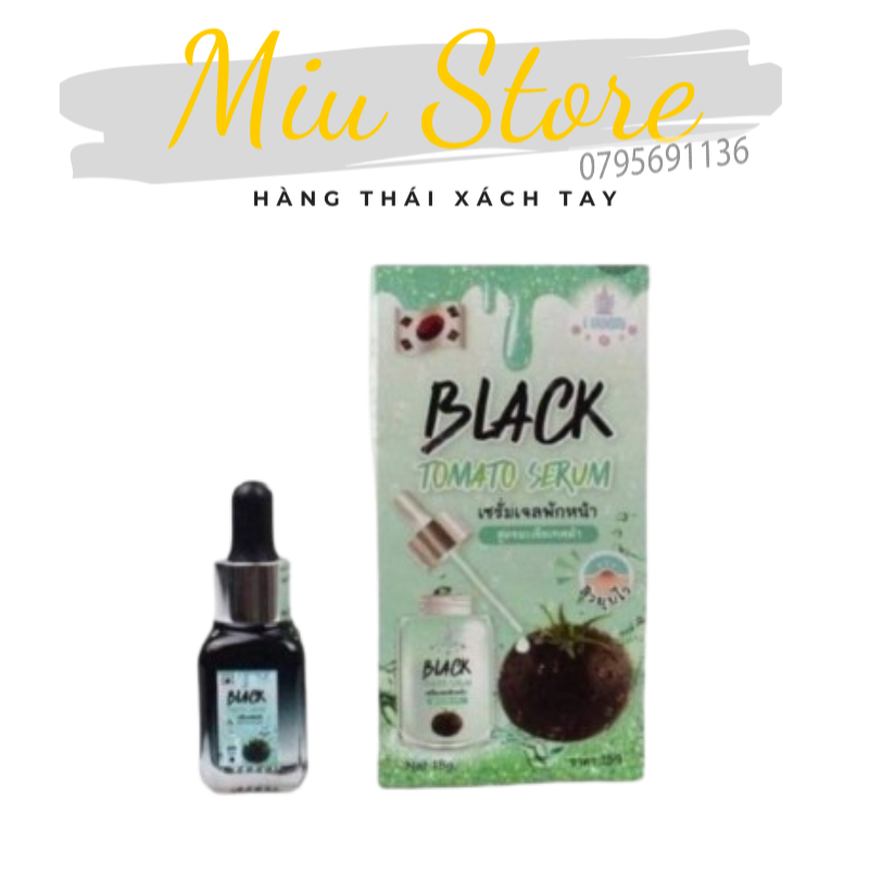 [Thái Lan] Serum mụn làm trắng mờ sẹo căng bóng BLACK Tomato Serum