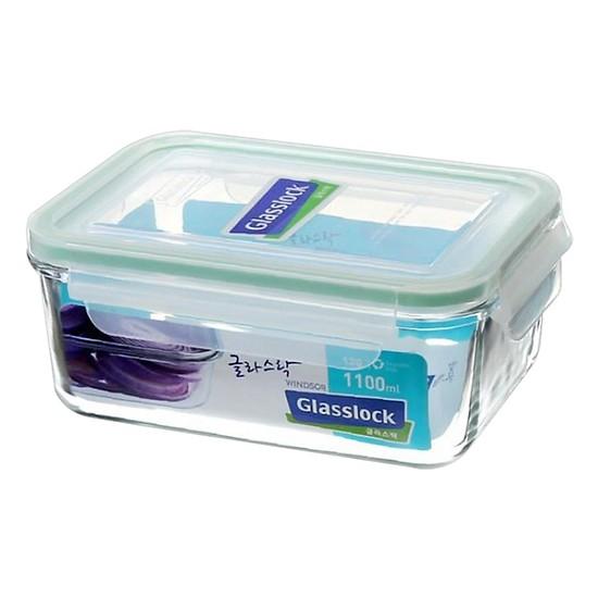 Hộp thủy tinh cường lực Glasslock, hình chữ nhật 1090ml tiện dụng - kín hơi - Made in Korea