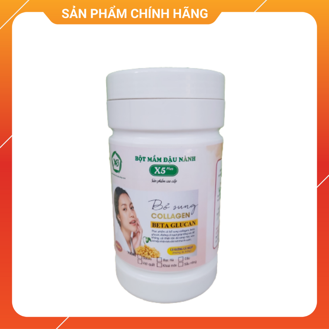 [Tăng Vòng 1] COMBO 02 Bột Mầm Đậu Nành X5 , Có bổ sung Collagen, Betaglucan